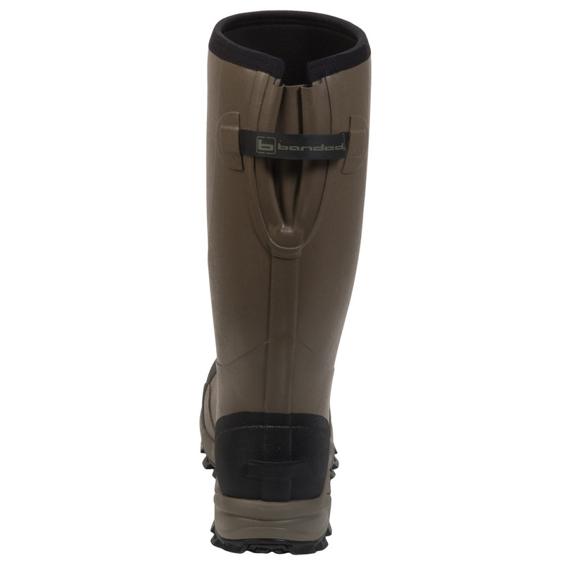 Banded RZ Rubber Uninsulated Boot in Marsh Brown Color